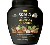 -SKALA EXPERT-Masque/Crème revitalisante/Crème coiffante "Lama Negra" - 1000ml- 100% VÉGÉTALIEN- Apporte brillance et finition soyeuse aux cheveux.- méthode bouclée appropriée