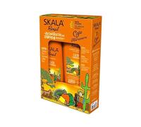-Skala Expert- Kit shampoing + revitalisant "Caju et Murumuru" 2 * 325ml -100% vegan - Récupère l'hydratation et réduit les frisottis -