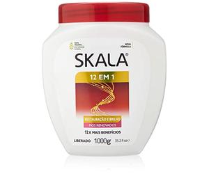 -SKALA EXPERT- Masque/Crème Conditionnante "12 en 1" -1000 ml- 100% Vegan - Restaure et nourrit les cheveux et combat les principaux signes de dommages.