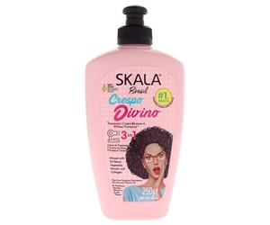 -SKALA EXPERT- Masque/Crème Conditionnante/Crème Coiffante "Crespo Divino" 3 en 1-250 ml- 100% vegan - Pour les frisottis, ajoute du volume et de la brillance aux cheveux -