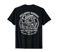 Skallagrims Ironworks Custom Axes Islande Old Iron Shop T-Shirt