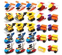 SKAMORI 24 Taille Crayons pour Enfants (Style Trafic), Cadeau Anniversaire Enfants Invites, Goodies Anniversaire Enfant