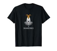 Skanderbeg Albanie - Guerrier albanais Hero & Chèvre Heaume T-Shirt
