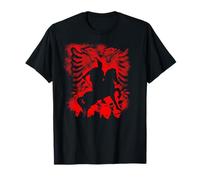 Skanderbeg Drapeau de l'Albanie et du Kosovo pour les fiers T-Shirt