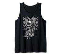 Skanderbeg Drapeau de l'Albanie et du Kosovo pour Un Fier Débardeur