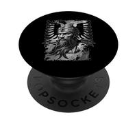 Skanderbeg Drapeau de l'Albanie et du Kosovo pour Un Fier PopSockets PopGrip Adhésif