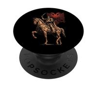 Skanderbeg Drapeau De L'albanie Et du Kosovo pour Un Fier PopSockets PopGrip Adhésif