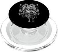 Skanderbeg Drapeau de l'Albanie et du Kosovo pour Un Fier PopSockets PopGrip pour MagSafe