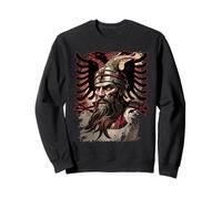 Skanderbeg Drapeau de l'Albanie et du Kosovo pour un fier Sweatshirt