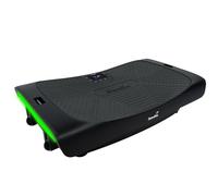 Skandika 4D Plateforme vibrante V3000 | Plateforme vibrante incurvée, technologie Smart LED, vidéo d'entraînement, haut-parleur Bluetooth et sangles d'entraînement | Appareil de fitness pour la maison