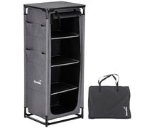 Skandika Armoire de Camping Ruoka | Armoire Haute, 140 cm, système emboîtable sans Outils, 4 étagères, Sac de Transport, Cuisine de Camping | Accessoires de Camping, Cuisine d'extérieur, Tente