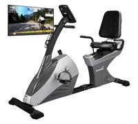 Vélo d'appartement semi-allongé - Skandika Centaurus Bluetooth - Poids max. 150 kg - Masse d'interie 13 kg - 12 Prog. - iconsole