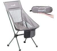 Skandika Chaise de Camping Pliante jusqu'à 150 kg - Siège Pliable pour Pêcheur, Petite Taille de Rangement, Stable, Léger et Confortable - Ultra Compact