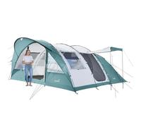 Skandika Egersund Tente tunnel pour 7 personnes | Tente de camping avec technologie Sleeper, sol de tente cousu, cabine de couchage noire nocturne, hauteur debout 2 m, étanche, colonne d'eau 5000 mm |