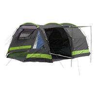 Skandika Kambo Tente Tunnel pour 4 Personnes | Cabine Sombre avec revêtement argenté, Colonne d'eau de 3000 mm, 3 entrées, Store banne, avancée, avec Tapis de Sol | Tente de Camping