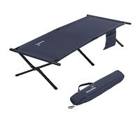 Skandika Lit de Camp Mutenia | D'appoint Pliable Avec Poche de Rangement, Max. 200 kg, 210 x 75 cm, Pieds Antidérapants, Sac de Transport | Pour Extérieur, Camping, Plage, Jardin