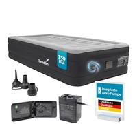 Skandika Matelas Gonflable Sveja Flex/Plus/Premium | Matelas pneumatique, pour 1-2 Personnes, avec Pompe, Max 150-300 kg, Sac de Transport | Lit d'appoint, Tente, Camping (1 Personne | Flex)