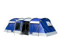 Tente familiale Tunnel - Skandika Montana 8 Sleeper - 3 Cabines de Couchage Sombres pour Plus de Repos