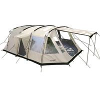 Skandika Tente Tunnel Nordland pour 6 Personnes | Tapis de Sol Cousu, Colonne d'eau 5000 mm, Hauteur 2 m, moustiquaires, Cabine de Couchage Divisible | Tente de Camping, Tente familiale