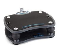 Skandika Plateforme Vibrante, 500 Vibrations 3D, 20 Niveaux D'intensité Réglables de 15 à 45 Hz, 4 Programmes, Écran LED, Grande Surface antidérapante, Télécommande, Plaque Vibrante, Max 120KG