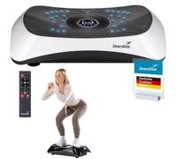 Skandika Plateforme vibrante V3 | Vibrations oscillantes, 13 Hz, Fonction Massage, 200 Niveaux, écran Tactile LED, télécommande, silencieuse | Appareil de Sport Multifonction pour la Maison