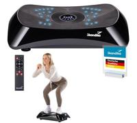 Skandika Plateforme vibrante V3 | Vibrations oscillantes, 13 Hz, Fonction Massage, 200 Niveaux, écran Tactile LED, télécommande, silencieuse | Appareil de Sport Multifonction pour la Maison