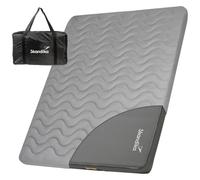 skandika Premium Easy Matelas gonflable en mousse auto-gonflante pour voiture 3D 10/12 cm d'épaisseur, léger, pliable, mousse auto-gonflante (double Flex + housse)