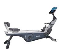 Skandika Rameur Freki | Rameur d'appartement qualité Studio, résistance magnétique 10 Niveaux, Masse d'inertie 8 kg, connecté Kinomap, Rangement Vertical, jusqu'à 200 cm | Appareil de Fitness