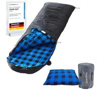 Skandika Sac de Couchage Couverture Dundee | Coton/Flanelle, Haute qualité, jumelable, 3 Saisons, jusqu'à -20°C, 220 x 80 cm | Camping Outdoor randonnée