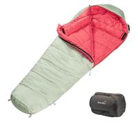 Skandika Sac de Couchage Gjora | Sac de Couchage Momie pour Adultes, 3-4 Saisons, Nylon Ripstop, Compact, imperméable, Sac de Rangement | Extérieur, Camping, randonnée, Hiver