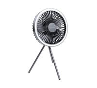 Skandika Solvind lampe de camping avec ventilateur - noir
