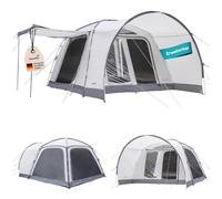 Skandika Tente dôme Pitea 4 Flex Protect | Tente de Camping pour 4 Personnes, Sol Cousu, auvent, étanche, UPF 50+ | Auvent autoportant pour Van, SUV, Tente, Camping, Outdoor