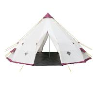 Skandika Tente Tipi Kota 550 | Tente de Camping pour jusqu'à 12 Personnes, avec/sans Tapis de Sol Cousu, moustiquaire, 3 m de Hauteur, Armature en Acier (sans Tapis de Sol Cousu)