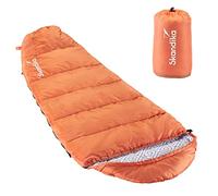 Skandika Vegas Junior | Sac de Couchage Enfant Momie, Doublure intérieure Douce, Hydrofuge, 3 Saisons, jusqu'à -12 °C, 170 x 70 cm, Duvet Enfant, Camping, randonnée, Trekking