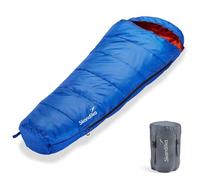 Skandika Vegas Junior | Sac de Couchage Enfant Momie, Doublure intérieure Douce, Hydrofuge, 3 Saisons, jusqu'à -12 °C, 170 x 70 cm, Duvet Enfant, Camping, randonnée, Trekking