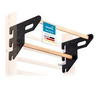Skandika Vira Barre de traction en bois | Fabriquée en Allemagne, pour espalier à accrocher, sans percer ou visser | Barres de traction pour la maison, accessoires pour espaliers