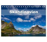 Skandinavien - Der mystische Norden (Tischkalender 2026 DIN A5 quer), CALVENDO Monatskalender: Fotografien aus dem Norden Europas.
