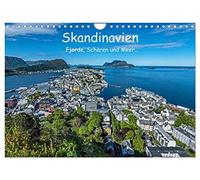 Skandinavien - Fjorde, Schären und Meer... (Wandkalender 2026 DIN A4 quer), CALVENDO Monatskalender: Eine Bilderreise durch den malerischen Norden Europas
