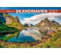 Skandinavien Globetrotter Kalender 2027 - Von stillen Wäldern, Seen und Fjorden: Der Wandkalender XL zeigt die einmalige Natur Skandinaviens in tollen Fotos. Dekoratives Großformat.