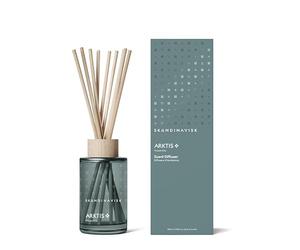 Skandinavisk ARKTIS Diffuseur de parfum avec 8 roseaux Notes de parfum : bois balayé par le vent et sauge arctique, menthe verte et flocons de neige. 93,6 g
