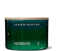 Skandinavisk Bougie parfumée Nordlys « Northern Lights » Notes de parfum : intensité arctique et couleur céleste, une symphonie unique pour les sens. 89,9 g.