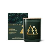 SKANDINAVISK Bougie parfumée Skog(forêt), 200 g, édition dorée | Cire de colza suédoise. Jusqu'à 50 heures de combustion. Fabriqué en Union Européenne. Inspiré par la nature scandinave.