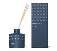 Skandinavisk HAV 'Mer' Diffuseur de Parfum avec 8 Bâtonnets. Notes parfumées: Brume de Sel, Algues Marines, Fleur d’Aubépine et Églantier. 200 ml