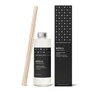 Skandinavisk KOTO 'Maison' Recharge pour Diffuseur, 8 Bâtonnets. Notes parfumées: Vanille et Écorces d’Orange Séchées, Ambre et Cuir Patiné. 200 ml