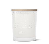 Skandinavisk SNÖ Bougie parfumée « Snow » avec 2 mèches, édition spéciale, notes parfumées : forêts gelées et baies givrées, souffle aigu du ciel subzéro, formule végétalienne, 350 g
