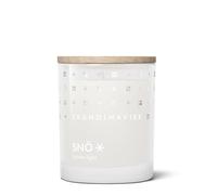 Skandinavisk SNÖ Bougie parfumée « Snow », édition spéciale, notes de parfum : forêts gelées et baies givrées, souffle aigu du ciel subzéro, formule végétalienne, 65 g