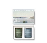 Skandinavisk Still Waters Coffret Cadeau de 2 Bougies Fjord ØY 'Islande' Formule Vegan 200g x 2