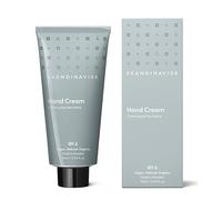 Skandinavisk ØY 'Île' Bio Crème Mains Parfum Pomme d'Ornement et Rose de Chien, Mousse d'Eau et Feuilles Vertes 75ml