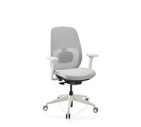Skandis | sans appui-tête - Siège de bureau de qualité professionnelle Gris / Blanc