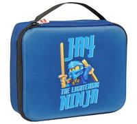 SKANDO BAGS Boîte à déjeuner isotherme pour enfant avec design Lego Ninjago - Boîte à déjeuner isotherme avec poignée de transport et plaque nominative - Garde les repas frais - Idéal pour l'école et